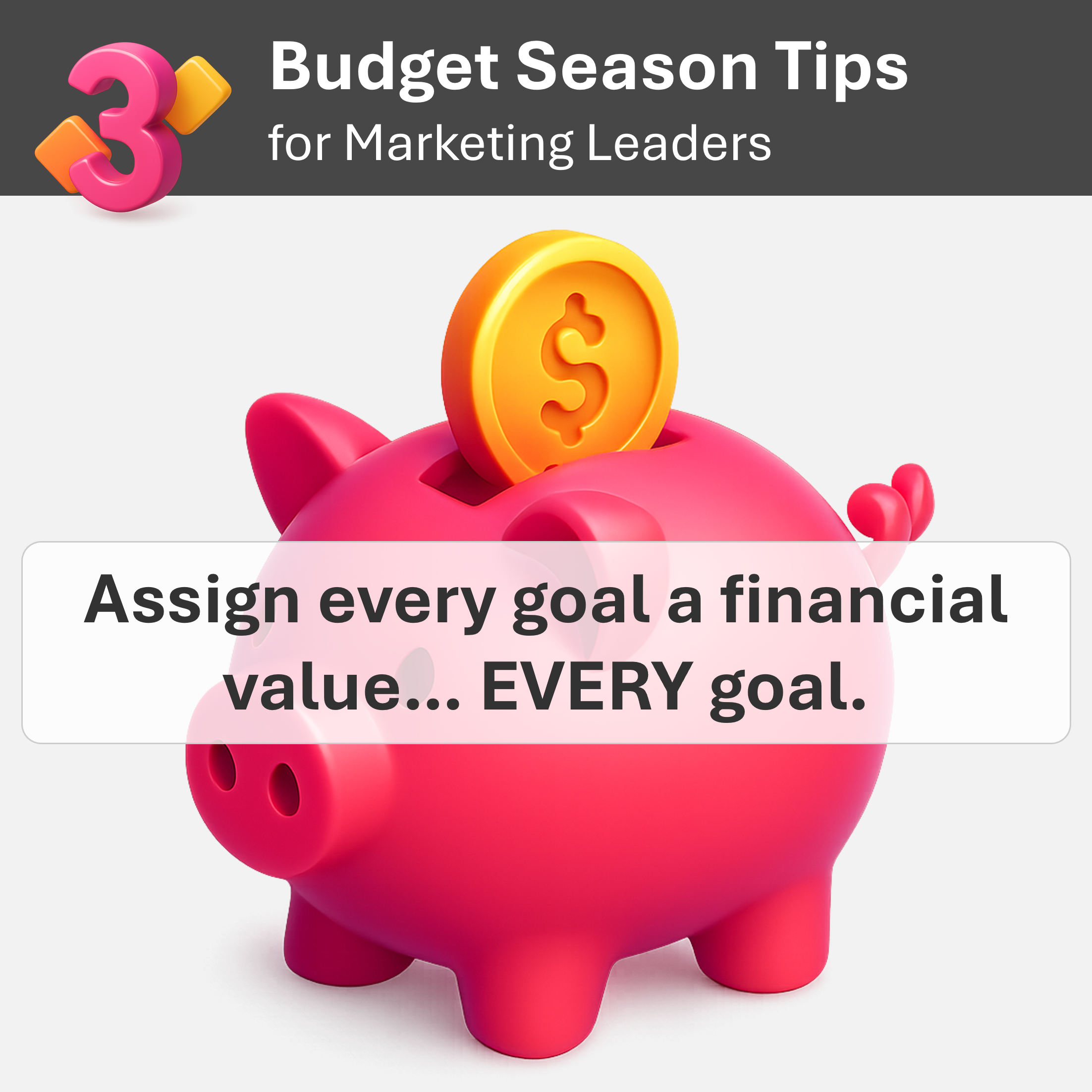 Marketing Budget Planning Tip 3